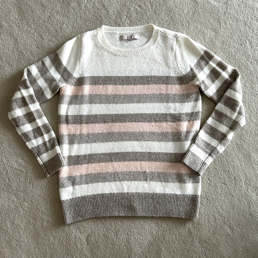 LOFT Striped Sweater